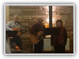 Jerry Anderson, Peewee and Cecelia Smock performed for the November 24, 2013 service