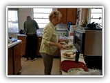 Loving hands prepared the Seder Meal.